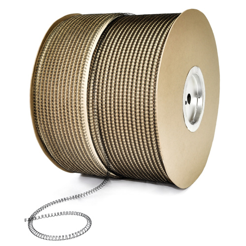 Пружины в бобинах 22,2мм (7/8") до 180 лст, 5 700 петель, черные, шаг 2:1